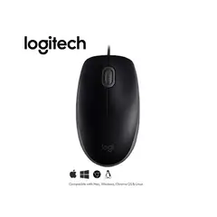LOGITECH - MOUSE M110 SILENT OPTICO CABLE USB BLACK