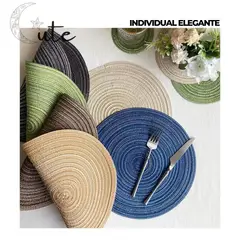 GENERICO - PACK DE 8 INDIVIDUALES ELEGANTES