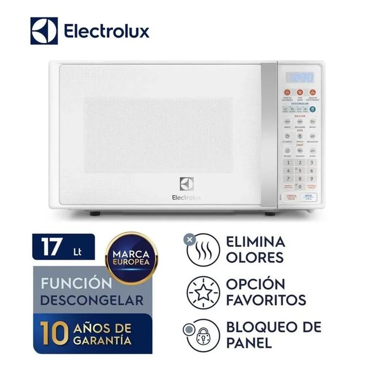 Microondas Electrolux 17L Blanco EMDO17S2GSRUW