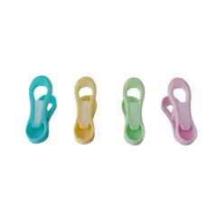 GENERICO - Ganchos para ropa x 12 unid 100% Plástico