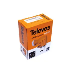 VESZ - Lnb 4 QUATTRO Banda KU TELEVES 0.3dB NF Antena parabolica KU 4 puertos