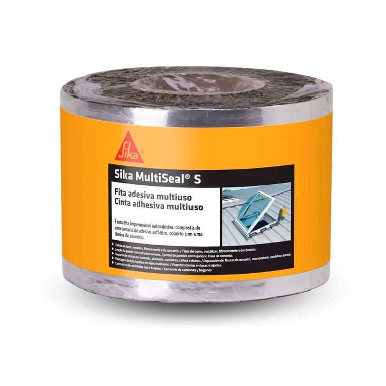 Cinta para sellado de uniones Multiseal S aluminio 10cm x 10m