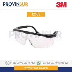 3M - Lentes OX 1000 marco negro luna clara con recubrimiento DX por docena