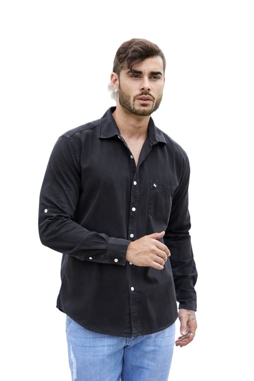 Camisa para hombre - Sebastian Snaax - NEGRO