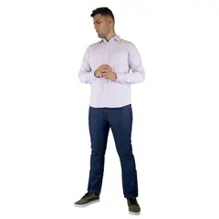 ZOHAR - Camisa para hombre - Manga larga - Sebastian Snaax - LILA