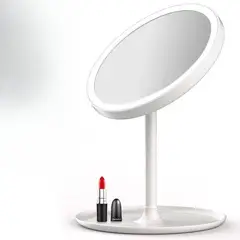 GENERICO - ESPEJO CON LUZ LED / 3 TIPOS DE LUZ - BLANCO