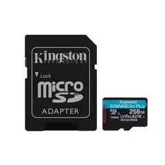 KINGSTON - Memoria Micro SD 256GB CANVAS Go Plus 170MBs