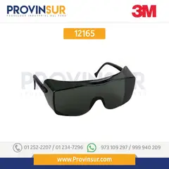 3M - Lentes OX 1000 marco negro luna oscura con recubrimiento DX