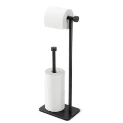 UMBRA - Porta papel higiénico Cappa negro