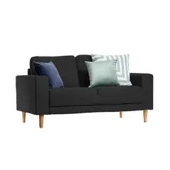 HOME PREMIUM - Sofá 2 Cuerpos Libra Grafito