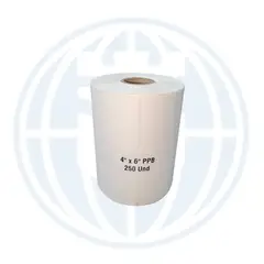 LIONTEC - Rollo de Etiquetas Adhesivas PPB 4"x6"x 250 ETIQ. x 1 COL.