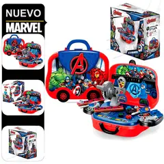 MARVEL - Set De Herramientas Y Lonchera 2 En 1 Avengers