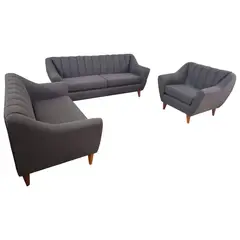 HOME PREMIUM - Juego de Sala 3 2 1 Soly Gris