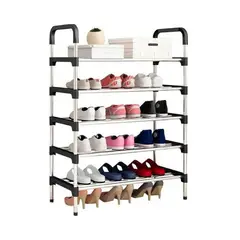 GENERICO - Organizador de Calzados Multiuso Zapatero de 5 Niveles Negro