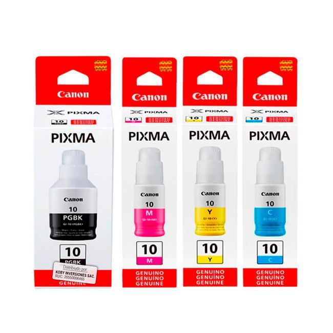 PACK DE BOTELLAS DE TINTA GI-10 G5010 G6010 G7010