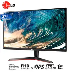 LG - Monitor 27MP60G Full HD IPS FreeSync 1ms 75Hz