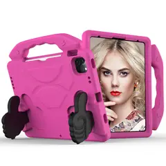 GENERICO - Funda para Samsung Tab A7 Lite 87 Gomas 360 Fucsia Resistente