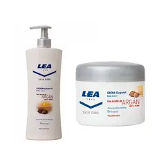 IMPORTADO MC - Dúo de aceite y loción de Argán Corporal LEA