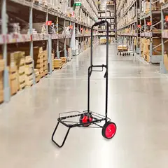 GENERICO - Coche Carrito Plegable NEGRO 50KG