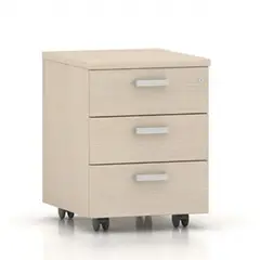 NACION MUEBLES - Archivador 3 cajones Cleo Beige Cleo