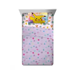 POKEMON - JUEGO DE SABANAS PINK PIKACHU