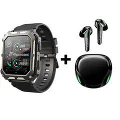 LENOVO - Audífonos Bluetooth XT92 y Reloj Inteligente C20 PRO