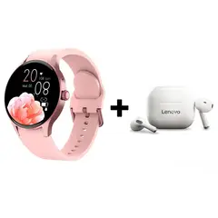 LENOVO - Audífonos Bluetooth LP40 y Reloj Inteligente Smart Watch Y80