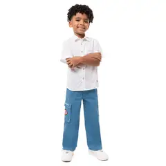 PIONIER - Cargo Drill Stretch Niño Azul Lebron-Marvel