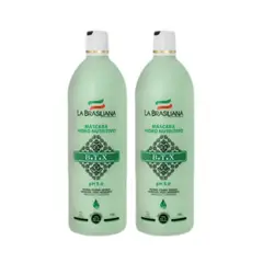 LA BRASILIANA - Btx Capilar Professional Shock Reductor 1Lt x 2UNIDADES