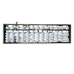 GENERICO - Soroban de Metal Abaco Japonés Juego Didáctico Matemático