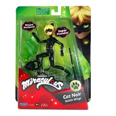 PLAYMATES TOYS - Figural Cat Noir -Miraculous 12 cm