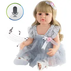 GENERICO - Muñeca Realista que Habla Tipo Reborn 55 cm -4 Es