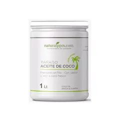 GENERICO - Aceite de Coco Prensado al frio 1 Litro Extra Virgen