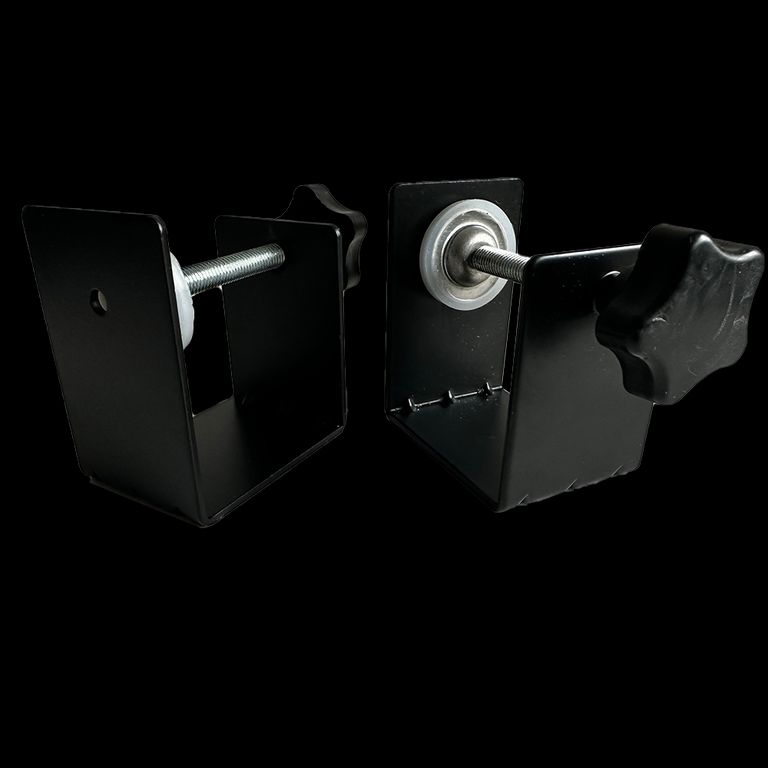 Prensa Negra 3mm para Instalación de Tapa de Cajón x 2