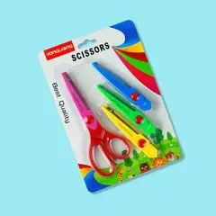 GENERICO - TIJERAS CON FORMAS DECORATIVAS KIT DE 4 PUNTAS ZING ZANG