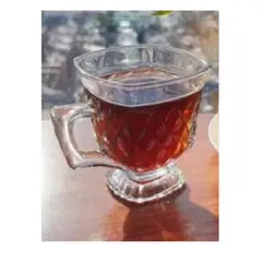 GENERICO - Juego de 6 tazas de vidrio para té café