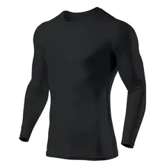 GENERICO - Polo licra compresor arquero negro