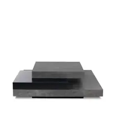 TU MESITA - Mesa de Centro Galdó Negro 90cm