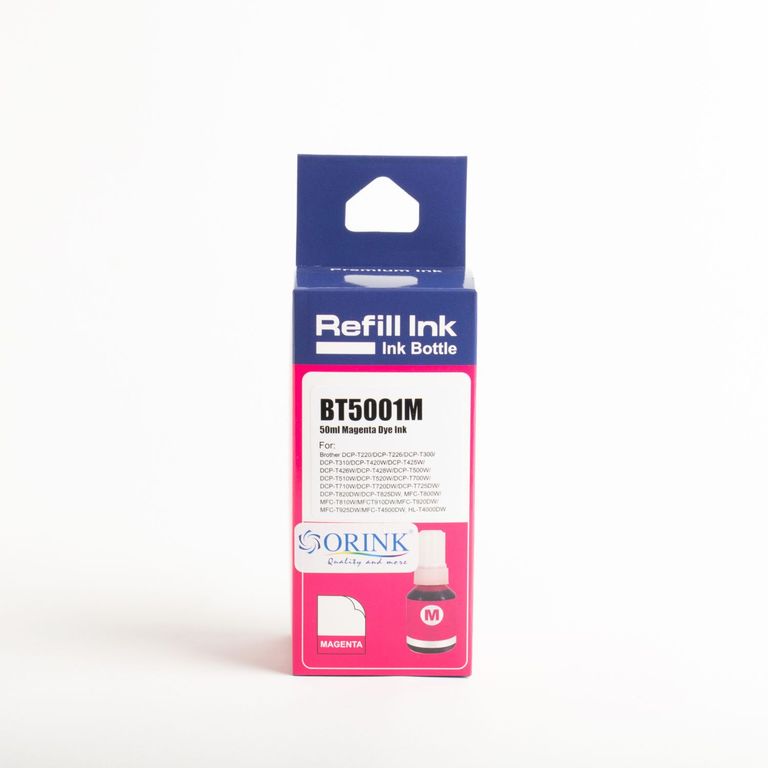 Tinta Compatible BT5001M Rojo Magenta 50 ml Marca Orink