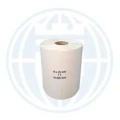 LIONTEC - Rollo de Etiquetas Adhesivas TT 15x25mm,10000 ETQ. x 6 COL.