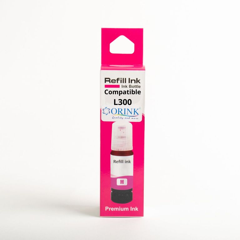 Tinta Compatible ORINK para la serie L300 o 544 Magenta 70 ml