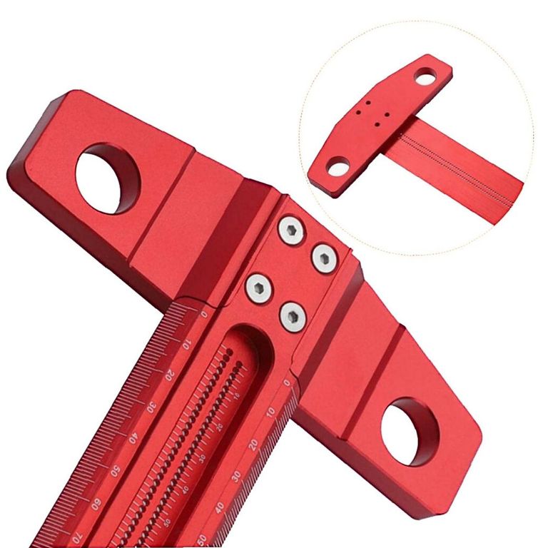 Regla T de 300mm para Trazados de Carpintería - para trazos perfectos