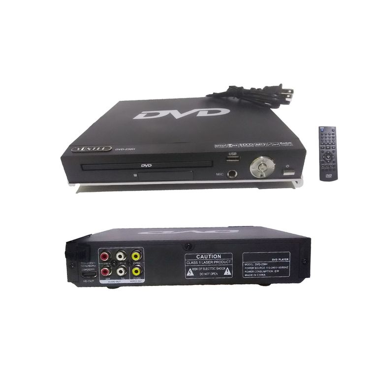 Reproductor de DVD y CDs Yuntel DVD-230H