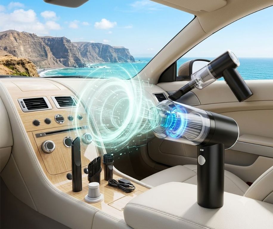 Aspirador Inalámbrico Uso para el Hogar y el Auto PCMOS 120w