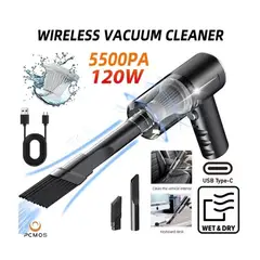 GENERICO - Aspirador Inalámbrico Uso para el Hogar y el Auto PCMOS 120w