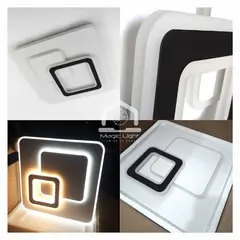 GENERICO - LAMPARA DE TECHO LED 3 COLORES