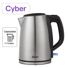OSTER - Cybermioferta Hervidor eléctrico 1.7 Litros acero inoxidable.