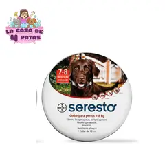 SERESTO - Collar Antipulgas para perros 8 kg a más