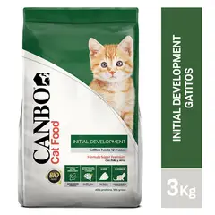 CANBO - GATITOS DESARROLLO INICIAL 3 KG - POLLO Y ARROZ