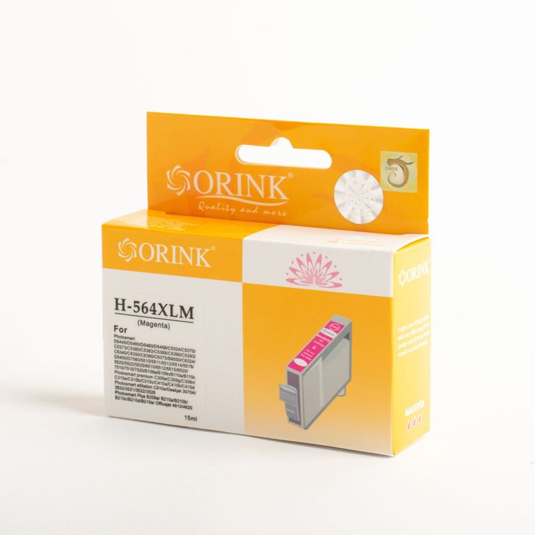 Cartucho de tinta Compatible CH 564 XL Rojo Magenta 15 ml